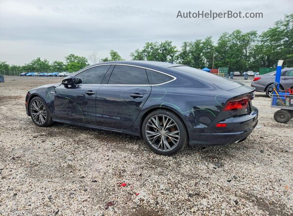 WAU2GAFC4GN128988 2016 AUDI A7 Синий Задняя левая четверть
