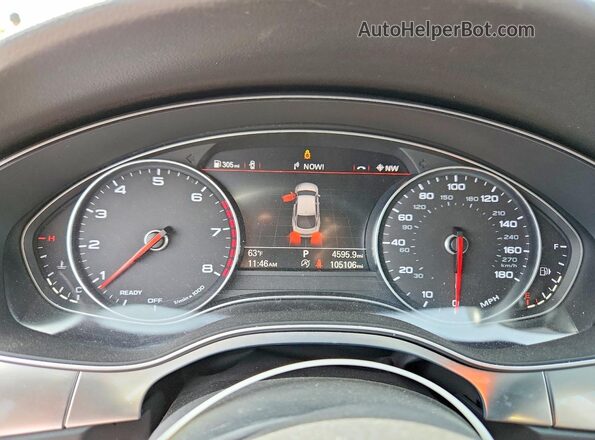 WAU2GAFC9GN072062 2016 AUDI A7 Черный Вид щитка приборов