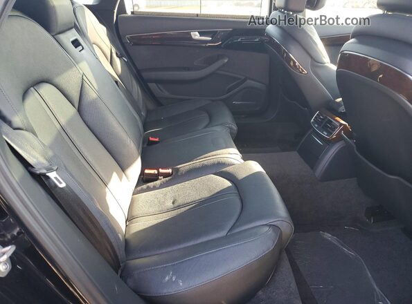 WAU34AFD0GN014119 2016 AUDI A8 Черный Вид задних сидений