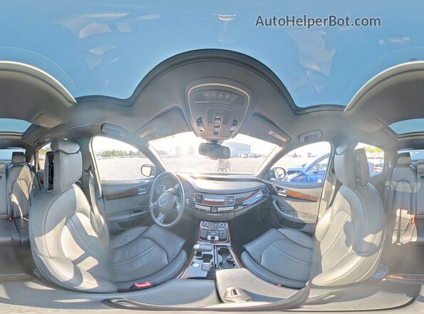 WAU34AFD0GN014119 2016 AUDI A8 Черный Панорамный вид салона 360°