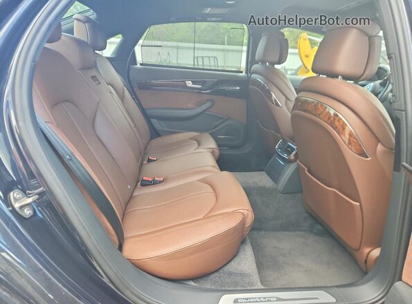 WAU34AFD0GN018641 2016 AUDI A8 Black Rear seats view