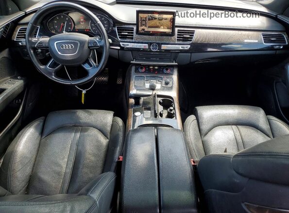 WAU34AFD6GN010477 2016 AUDI A8 Black Vista del salpicadero