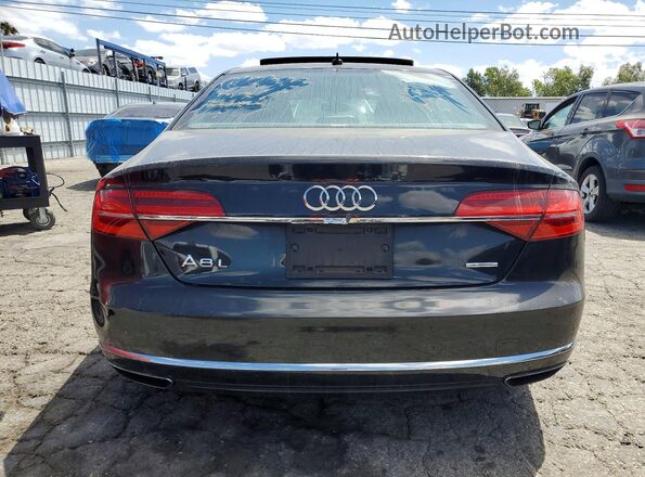 WAU34AFD6GN010477 2016 AUDI A8 Black Vista trasera