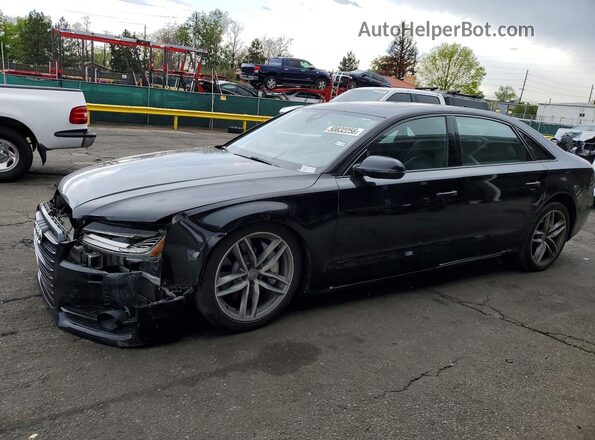 WAU44AFD7HN016603 2017 AUDI A8 Черный Передняя левая четверть