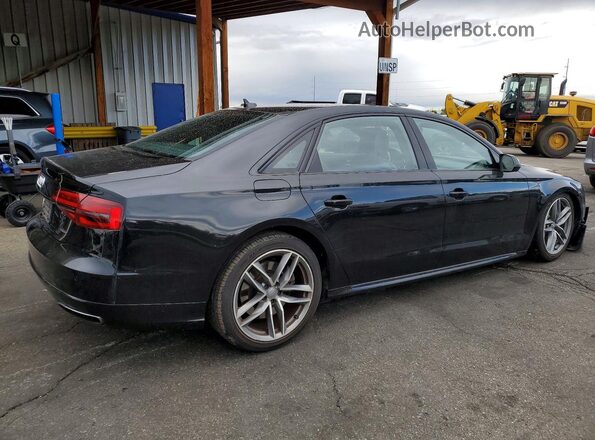 WAU44AFD7HN016603 2017 AUDI A8 Черный Задняя правая четверть