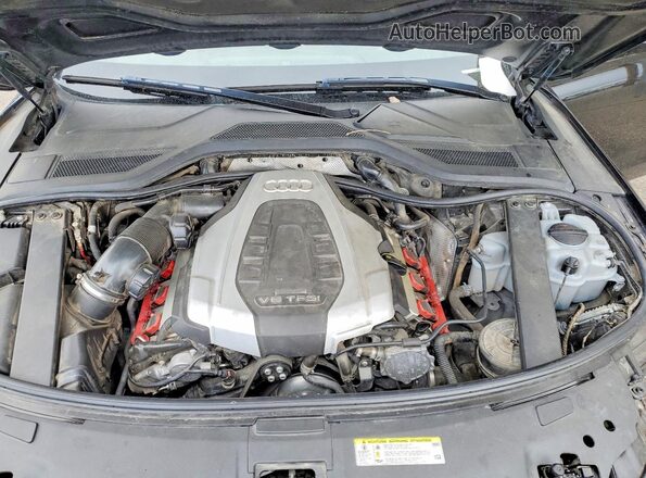 WAU44AFD7HN016603 2017 AUDI A8 Черный Вид задней части салона