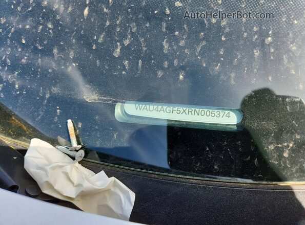 WAU4AGF5XRN005374 2024 AUDI A5 Белый Вид подкапотного пространства