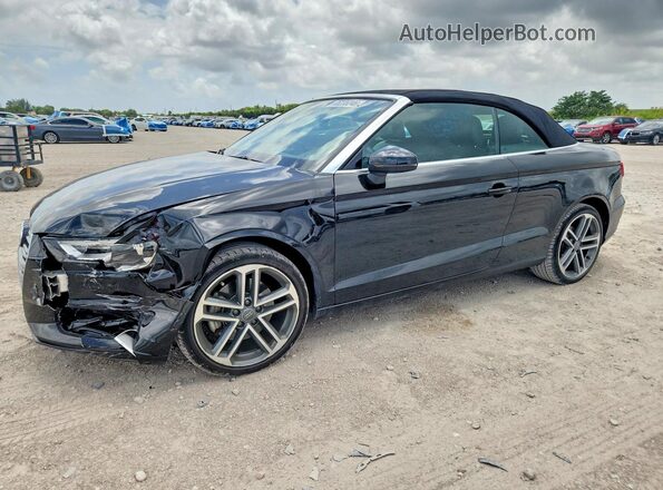 WAU6ULFF5H1063903 2017 AUDI A3 Black Vista tres cuartos delantera izquierda