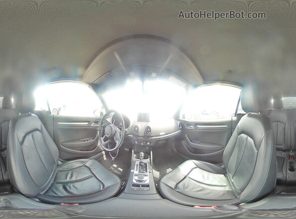 WAU6ULFF5H1063903 2017 AUDI A3 Black Vista de la etiqueta del VIN