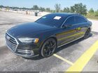 2019 Audi A8 L 55 Черный vin: WAU8DAF80KN015191