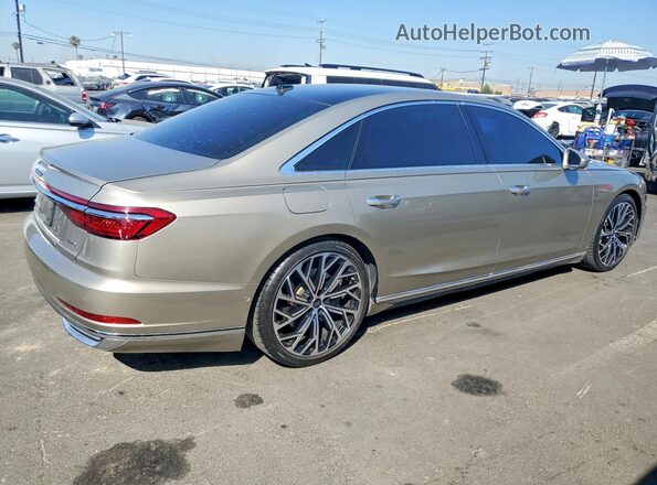 WAU8DAF82MN008472 2021 AUDI A8 Tan Задня права чверть