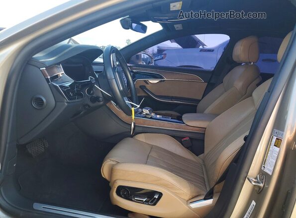 WAU8DAF82MN008472 2021 AUDI A8 Tan Вид салону спереду