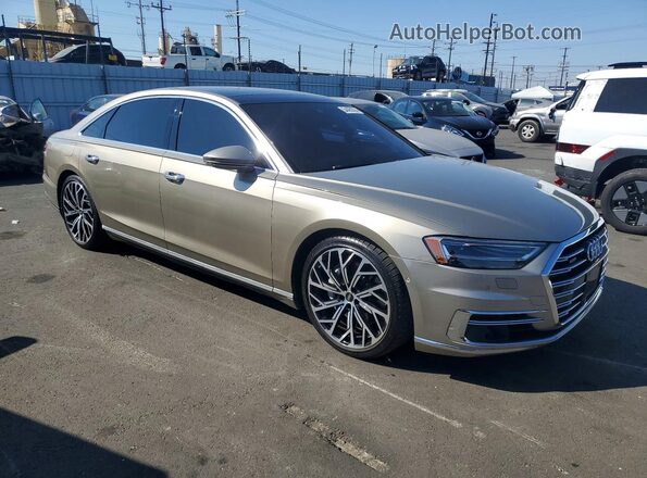 WAU8DAF82MN008472 2021 AUDI A8 Tan Передня права чверть