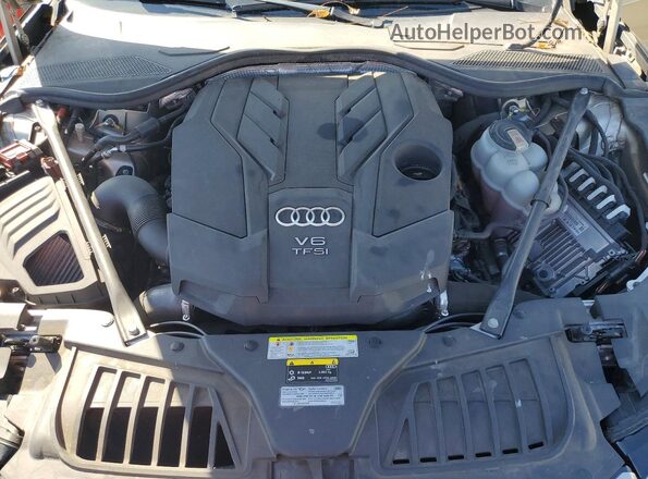 WAU8DAF82MN008472 2021 AUDI A8 Tan Вид задньої частини салону