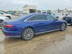 2021 Audi A8 L Синий vin: WAU8DAF87MN023923