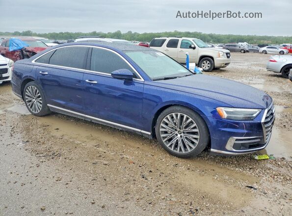 WAU8DAF87MN023923 2021 AUDI A8 Синий Передняя правая четверть