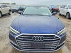 2021 Audi A8 L Синий vin: WAU8DAF87MN023923