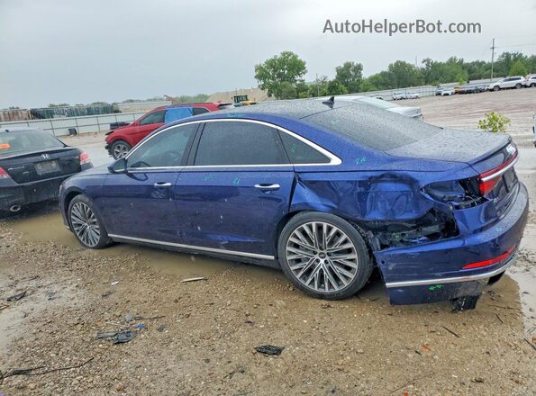 WAU8DAF87MN023923 2021 AUDI A8 Синий Задняя левая четверть