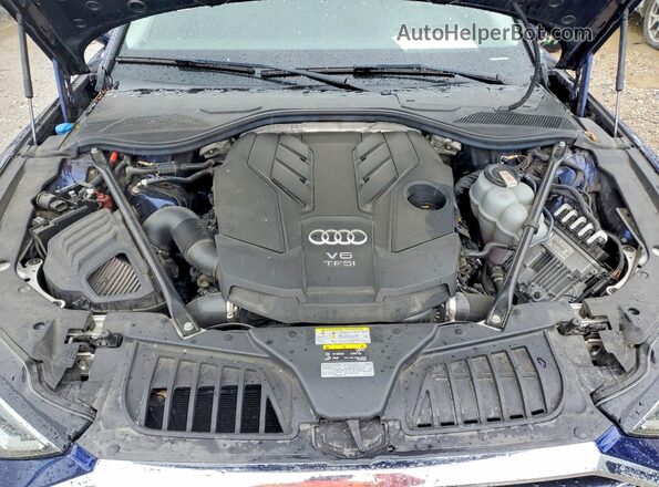 WAU8DAF87MN023923 2021 AUDI A8 Синий Вид задней части салона