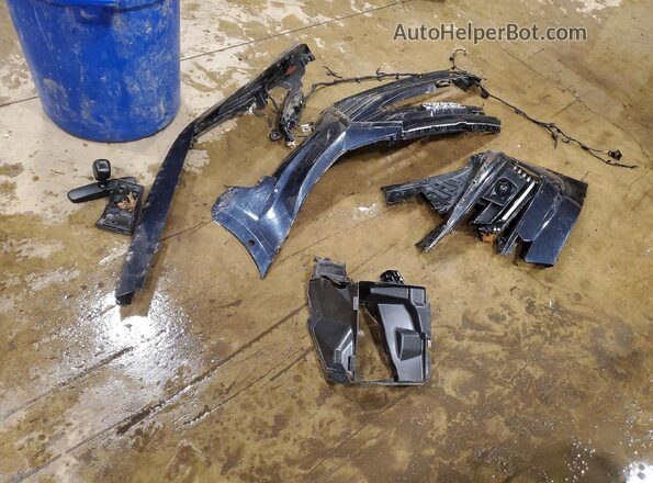 WAU8HAF83MN008405 2021 AUDI A8 Синий Вид подкапотного пространства