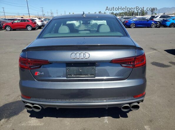 WAUA4AF49KA109558 2019 AUDI S4 Gray Widok z tyłu