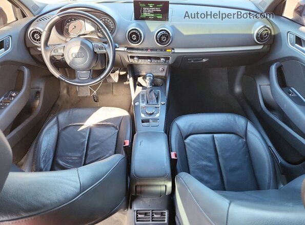 WAUA7GFF2G1050100 2016 AUDI A3 Black Widok deski rozdzielczej
