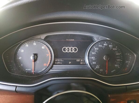 WAUABAF42MA069753 2021 AUDI A4 Charcoal Вид щитка приладів