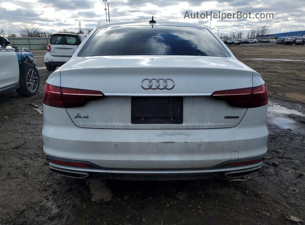 WAUABAF46MA035850 2021 AUDI A4 Белый Вид сзади
