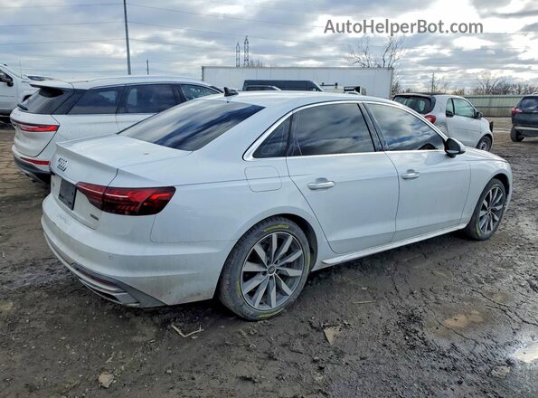 WAUABAF46MA035850 2021 AUDI A4 Белый Задняя правая четверть