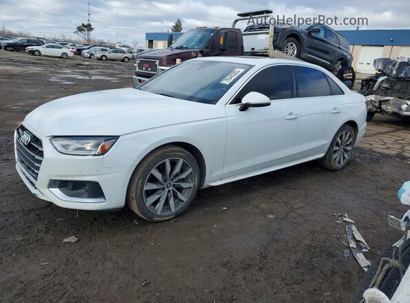 WAUABAF46MA035850 2021 AUDI A4 Белый Передняя левая четверть