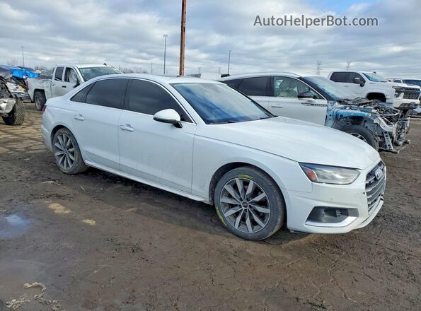 WAUABAF46MA035850 2021 AUDI A4 Белый Передняя правая четверть