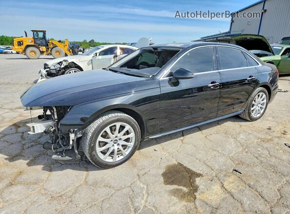 WAUABAF48MN008254 2021 AUDI A4 Black წინა მარცხენა ხედი სამი მეოთხედიდან