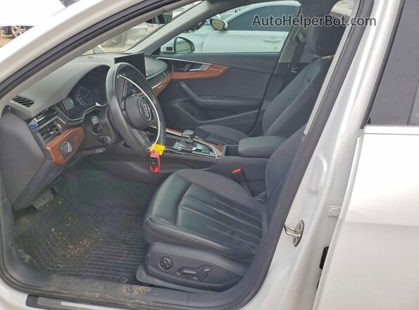 WAUABAF4XMN011415 2021 AUDI A4 Белый Вид салона спереди