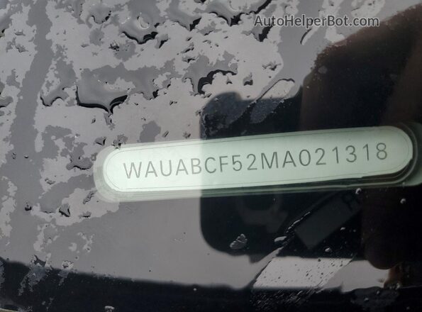 WAUABCF52MA021318 2021 AUDI A5 Silver Engine compartment view