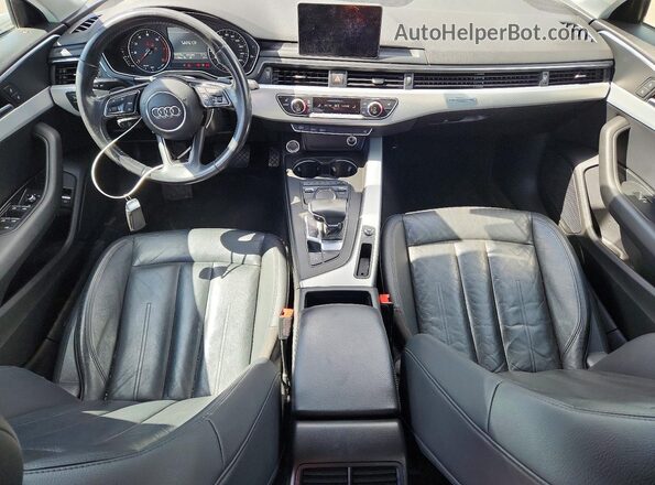 WAUANAF43HN052322 2017 AUDI A4 Черный Вид панели приборов