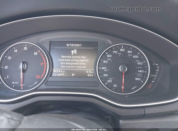 WAUANAF45HN046537 2017 AUDI OTHER Черный Вид задних сидений