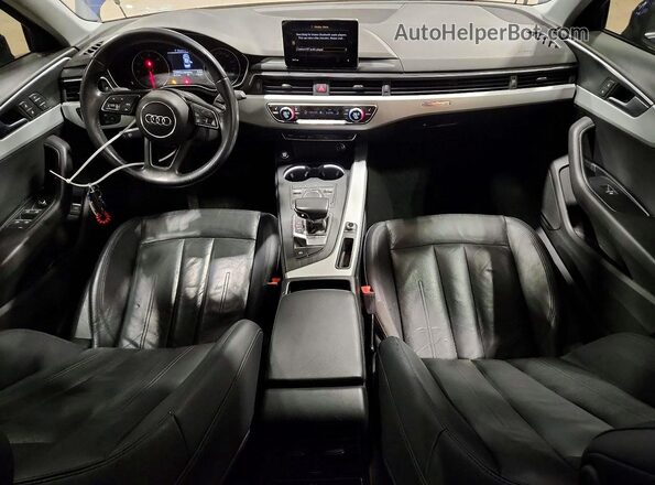 WAUANAF49JA037112 2018 AUDI A4 Синий Вид панели приборов