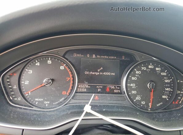 WAUANCF55LA005054 2020 AUDI OTHER Черный Вид щитка приборов