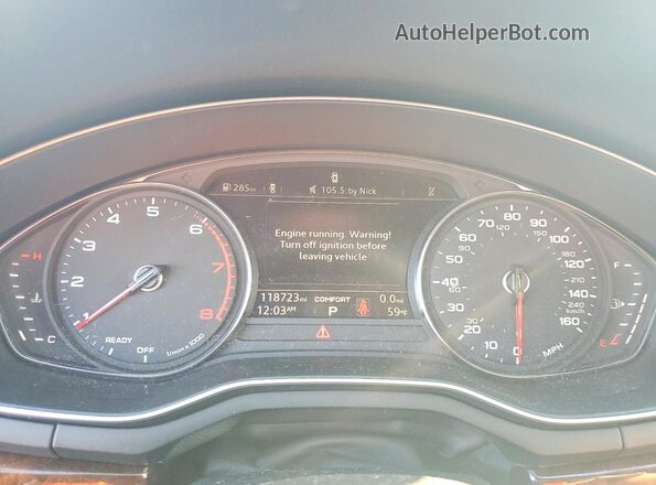 WAUANCF59KA051937 2019 AUDI A5 Черный Вид щитка приборов