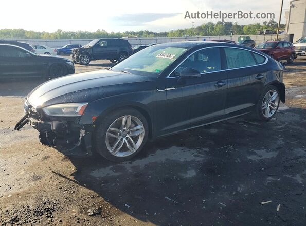 WAUANCF59KA051937 2019 AUDI A5 Черный Передняя левая четверть