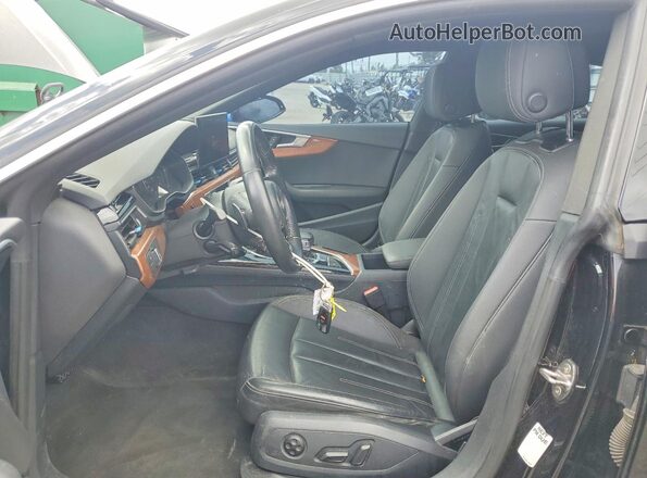 WAUANCF5XLA004577 2020 AUDI A5 Black Widok wnętrza z przodu