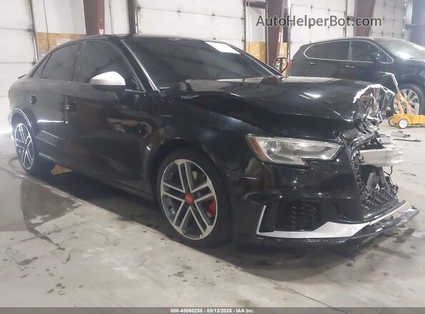 WAUAUGFF0J1042884 2018 AUDI A3 Черный Передняя правая четверть