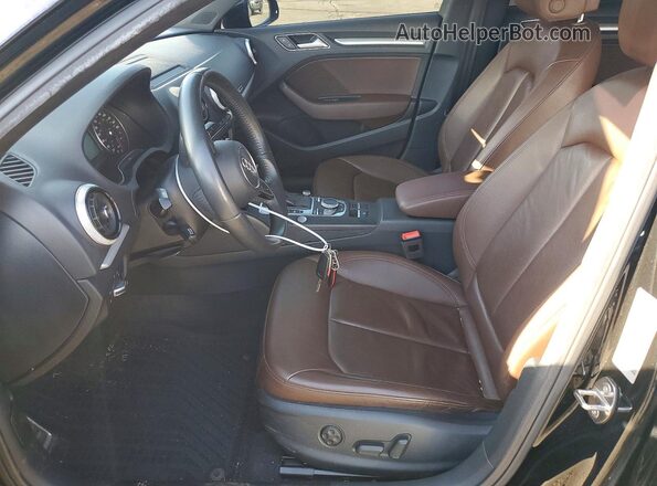 WAUAUGFF3J1045147 2018 AUDI A3 Black Vista interior delantera