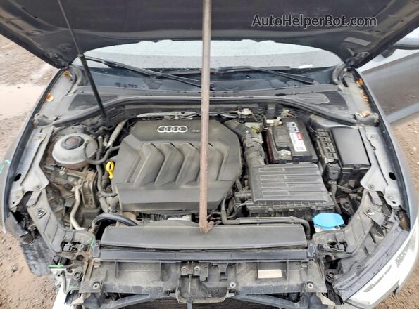 WAUAUGFFXJ1024232 2018 AUDI A3 Silver Rear interior view