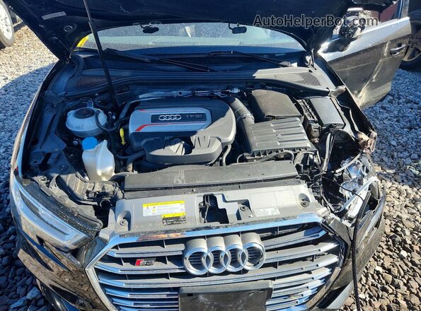 WAUB1GFF3J1087265 2018 AUDI S3 Black Սալոնի հետևի տեսք
