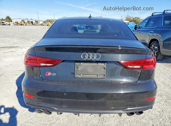 WAUB1GFF4J1032839 2018 AUDI S3 Черный Вид сзади