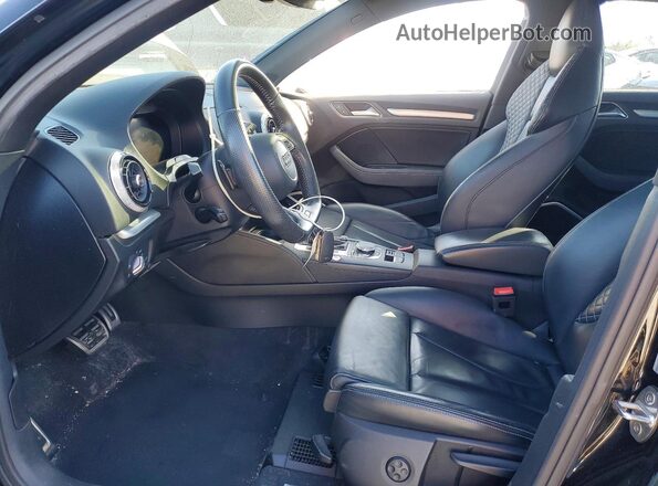WAUB1GFF4J1032839 2018 AUDI S3 Черный Вид салона спереди