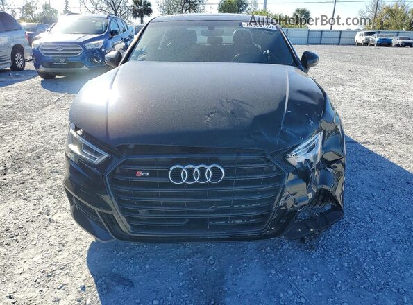 WAUB1GFF4J1032839 2018 AUDI S3 Черный Вид спереди