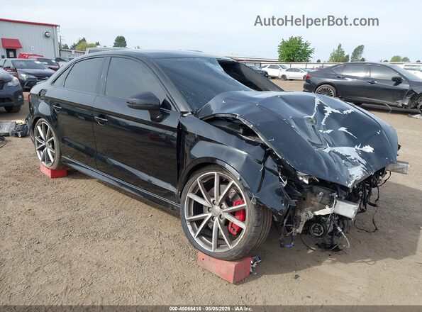 WAUB1GFF7J1060134 2018 AUDI S3 Черный Передняя правая четверть