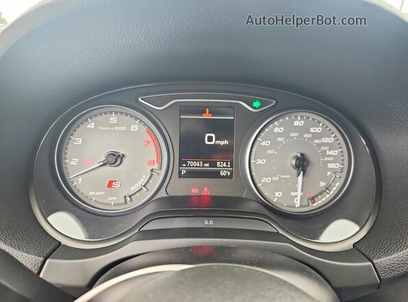 WAUB1GFF8LA004528 2020 AUDI S3 Белый Вид щитка приборов